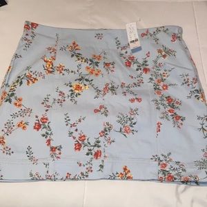 NY&CO Floral Jean Skirt